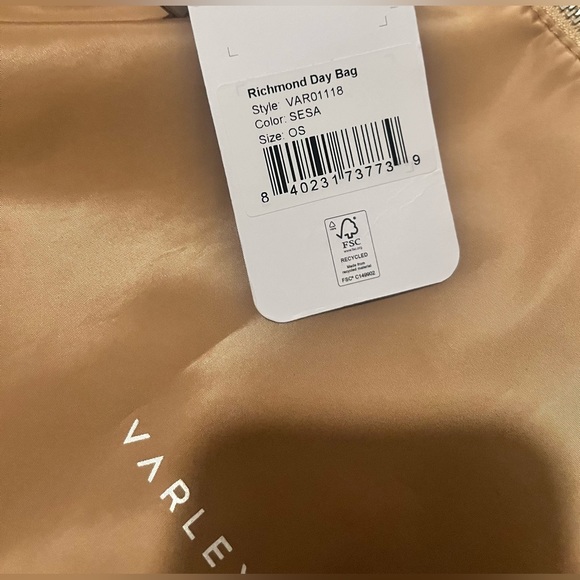 NWT Varley Richmond day bag in sesame - Picture 11 of 11